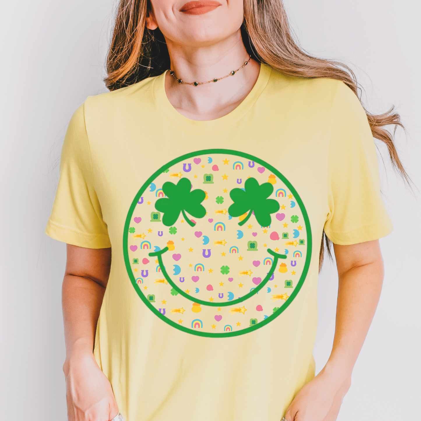 St. Patrick's Day Smiling Face Shirt, St. Patrick's Day Shirt, St. Patrick's Tee Youth & Adult