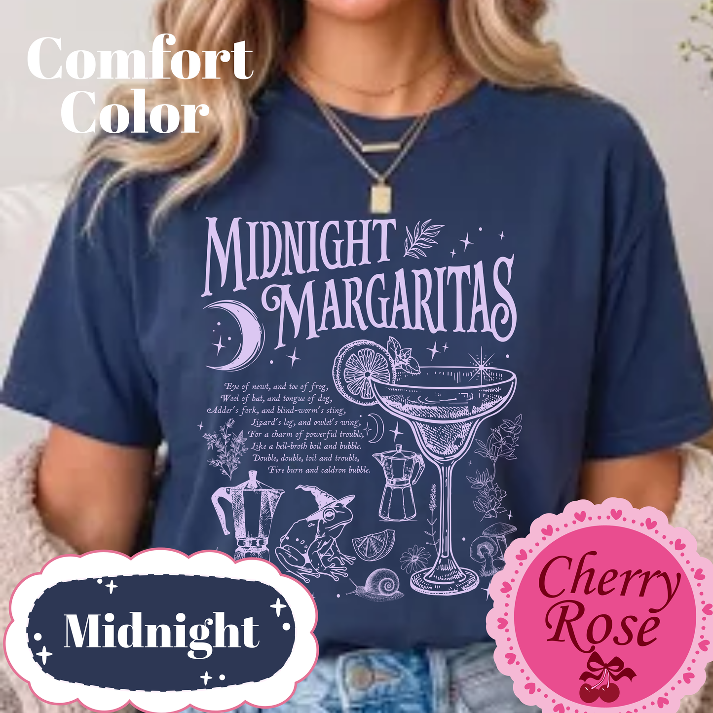 Midnight Margaritas Practical Magic Comfort Color Tee Gildan Sweatshirt