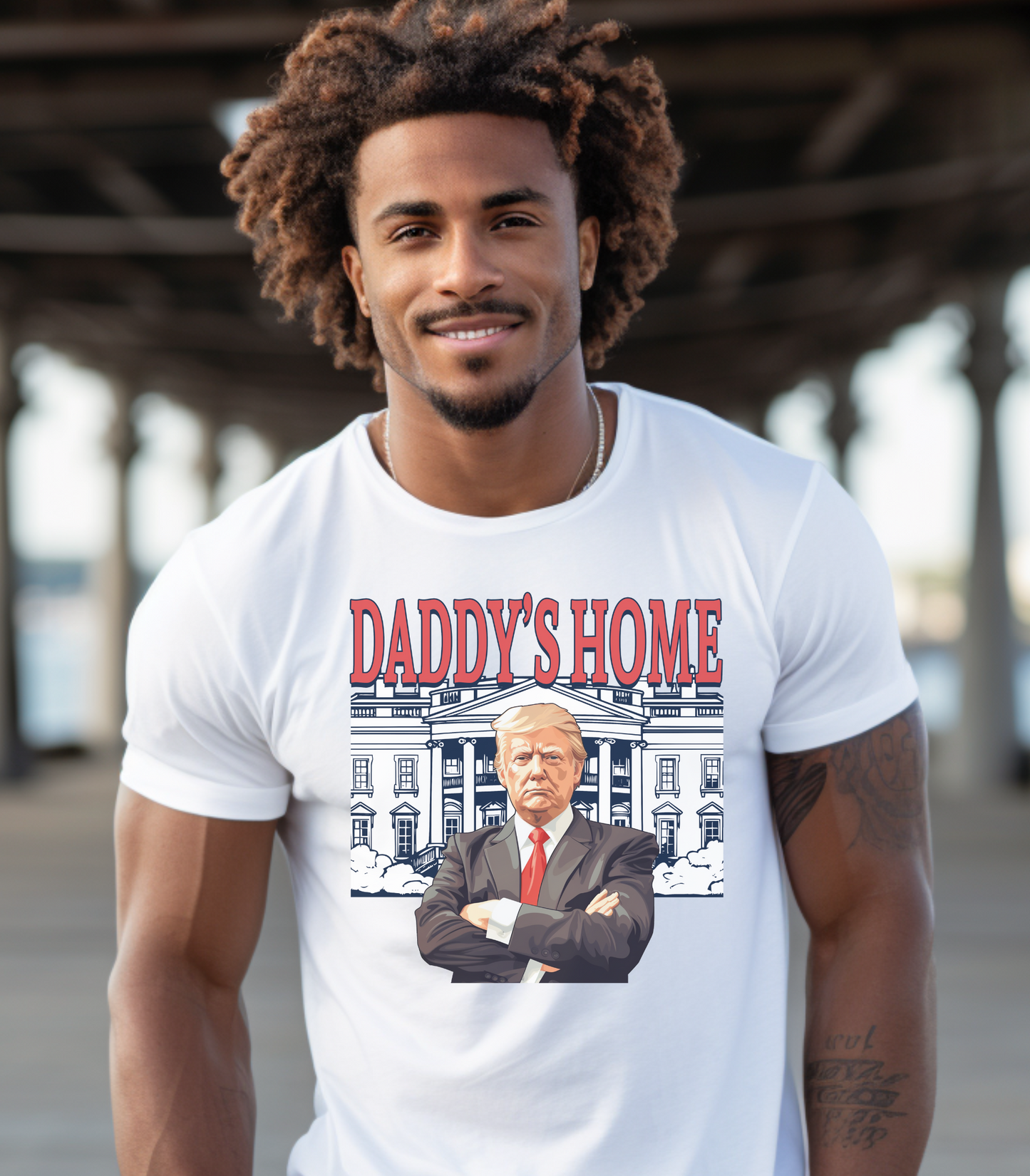 President Trump Shirt, Daddy's Home Tshirt, Daddy's Home, President Trump is Home Tee, President Trump