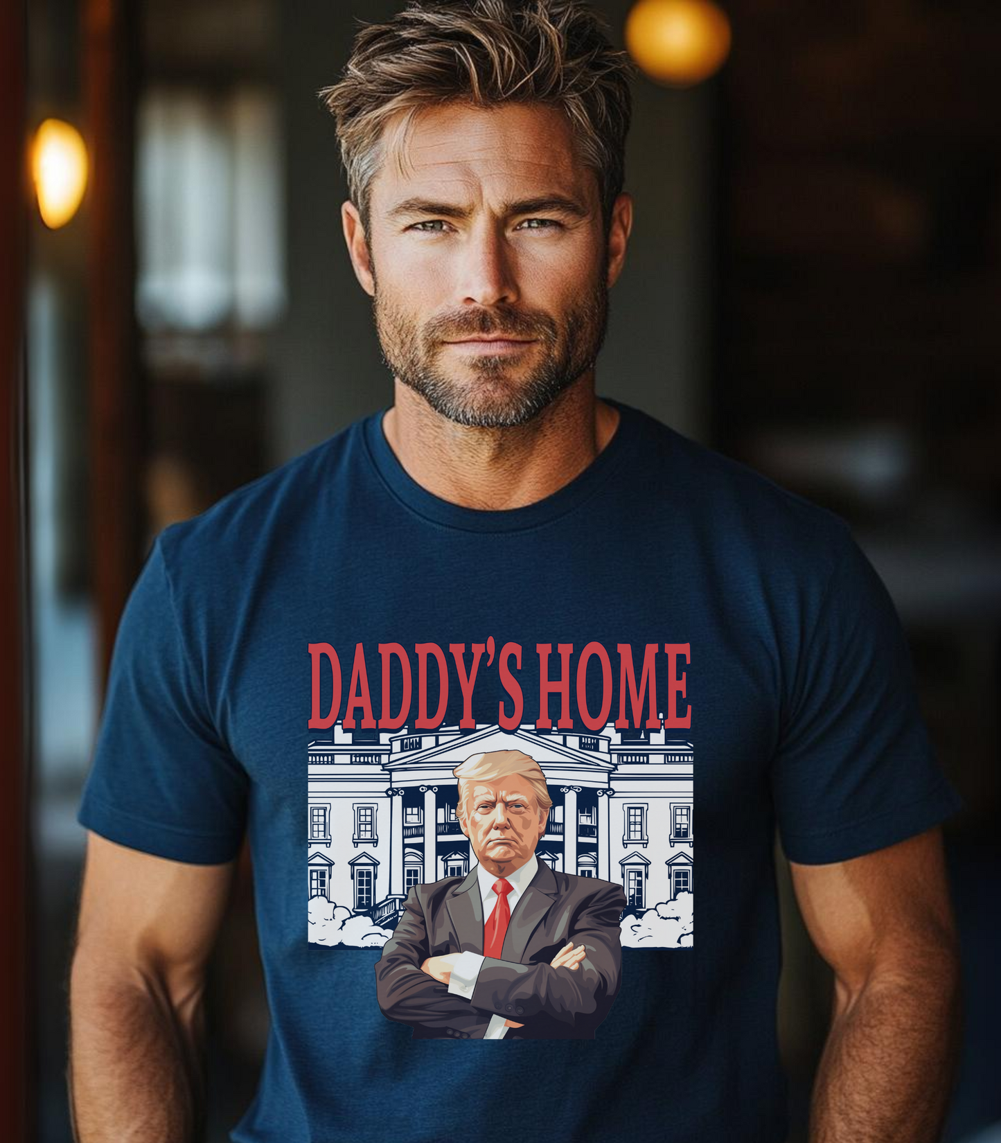 President Trump Shirt, Daddy's Home Tshirt, Daddy's Home, President Trump is Home Tee, President Trump