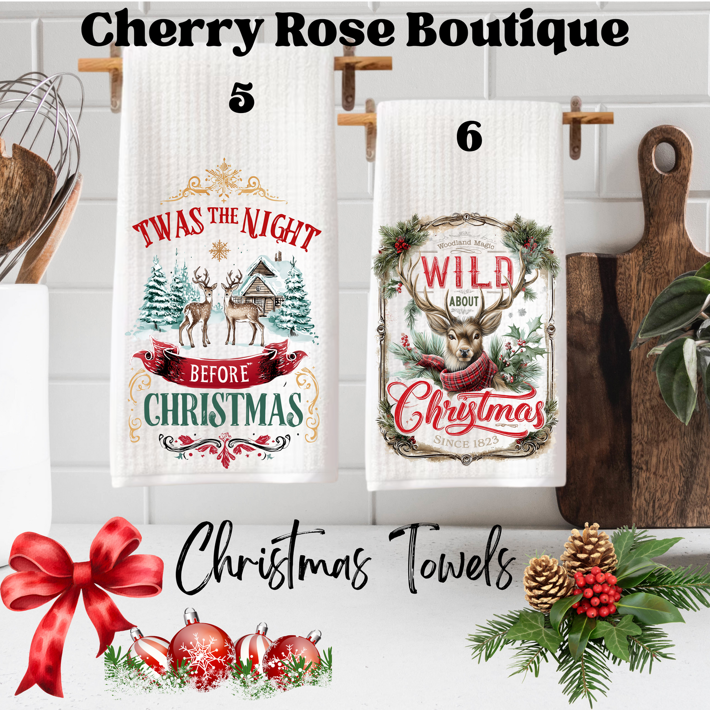 Christmas Kitchen Towels