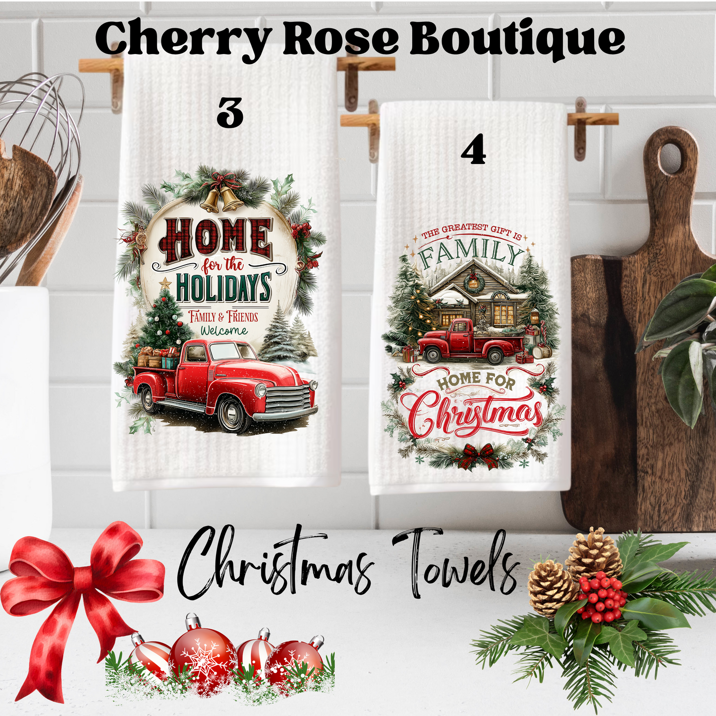 Christmas Kitchen Towels