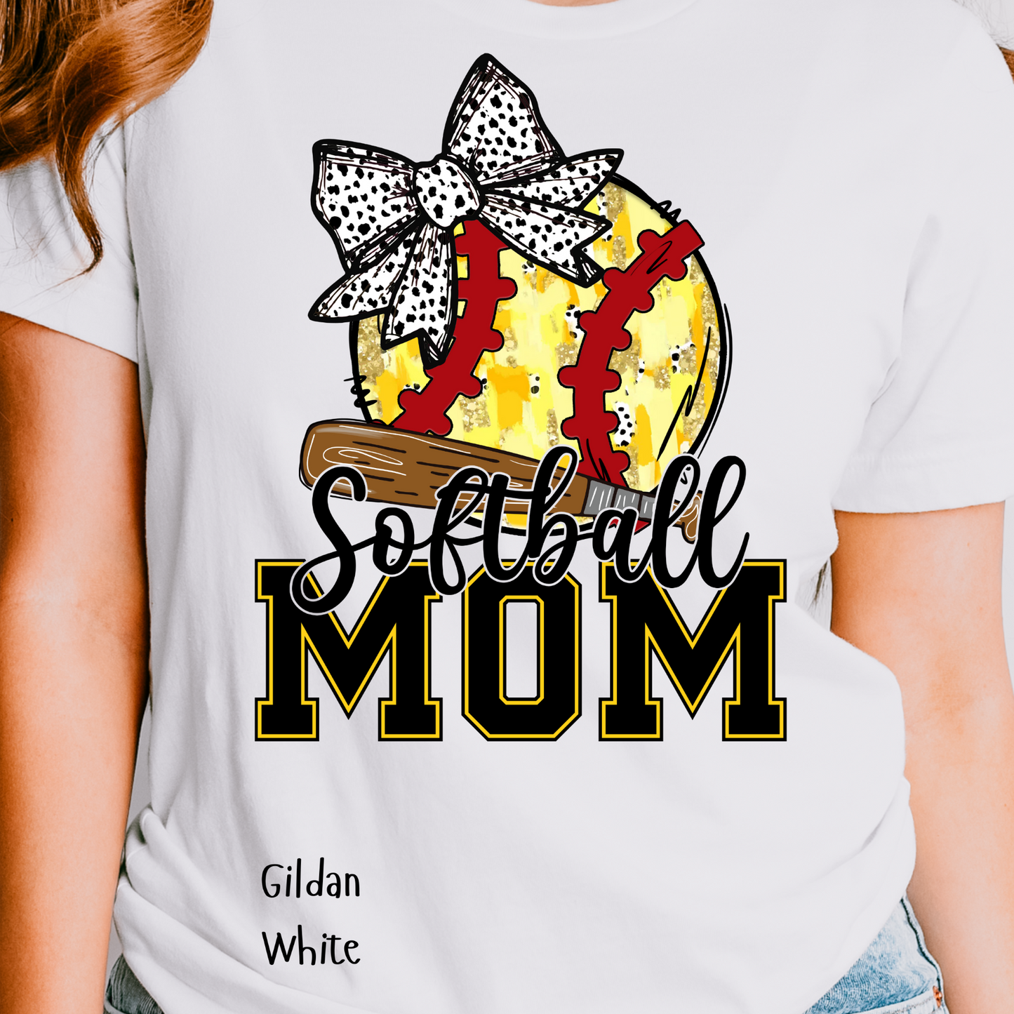 Softball Mom T-shirt, Softball Mom Tee, Gildan Shirt