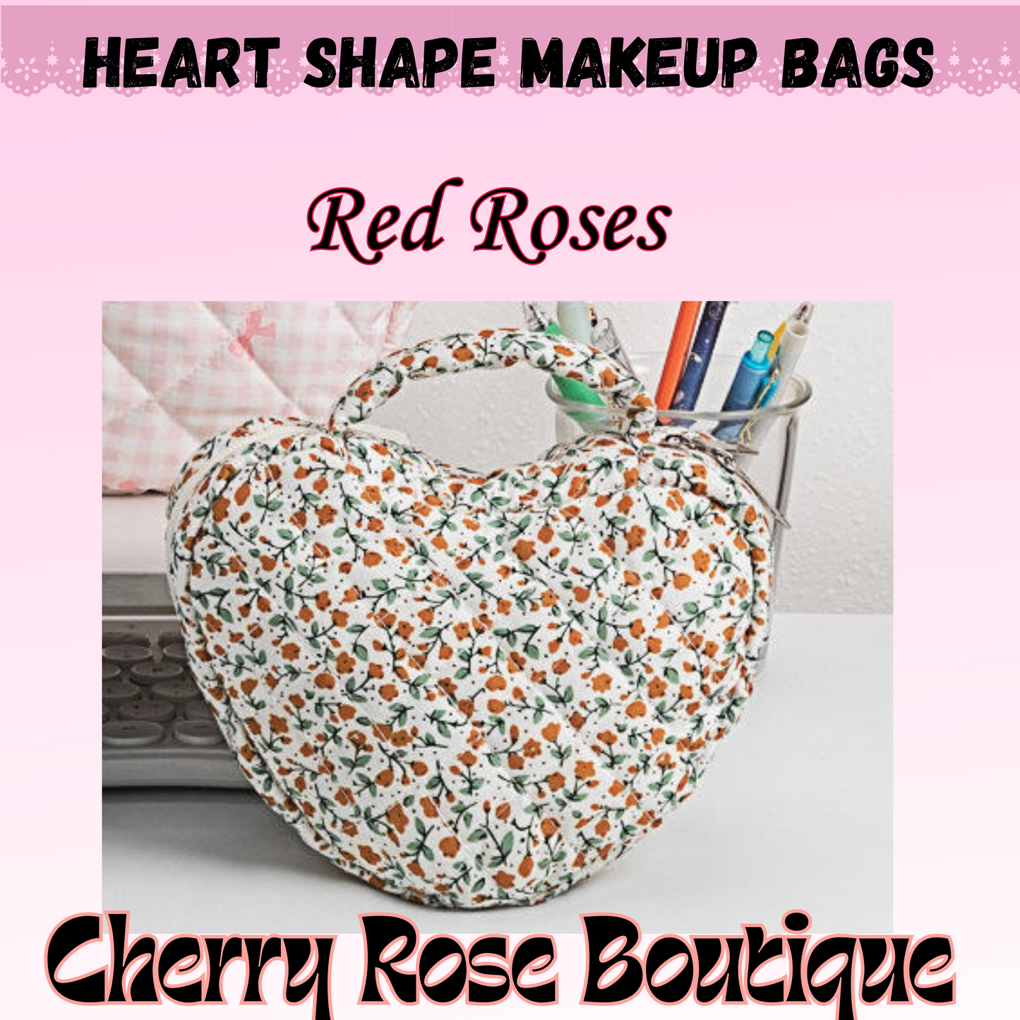 Heart Shape Makeup Bags/Pouch