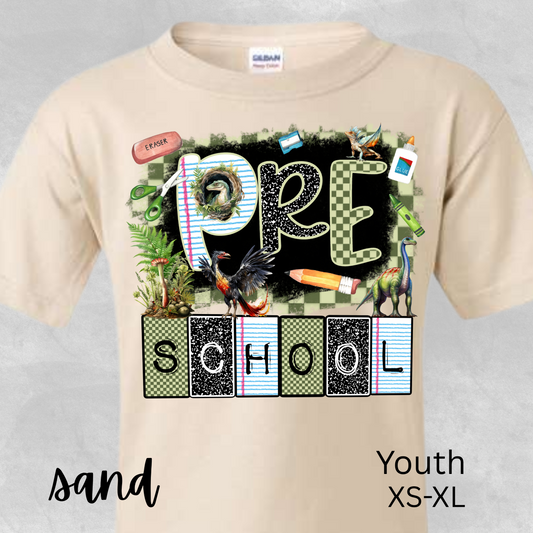 First Day of School Shirt, Youth Pre-K - Sixth Grade Shirts, Gildan T-Shirt