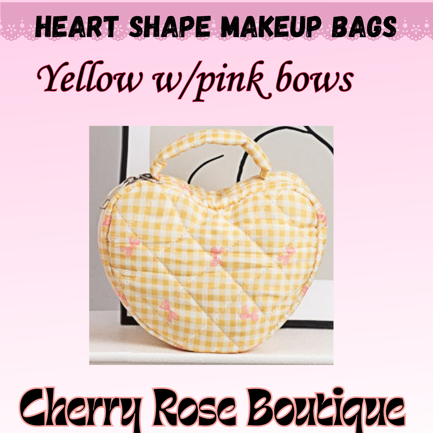 Heart Shape Makeup Bags/Pouch