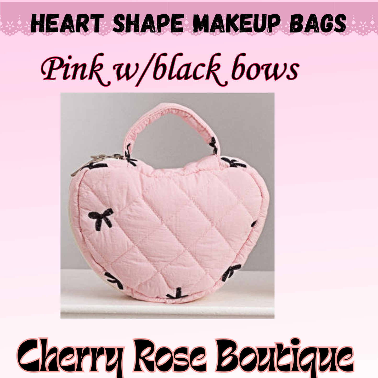 Heart Shape Makeup Bags/Pouch
