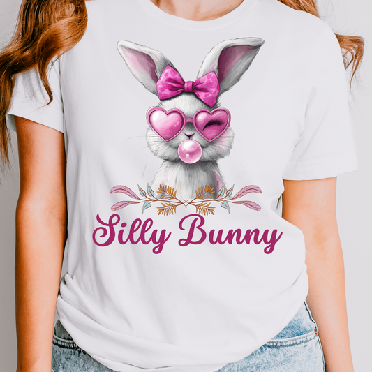 Silly Bunny Shirt, Bunny Tshirt, Easter Silly Bunny Tee