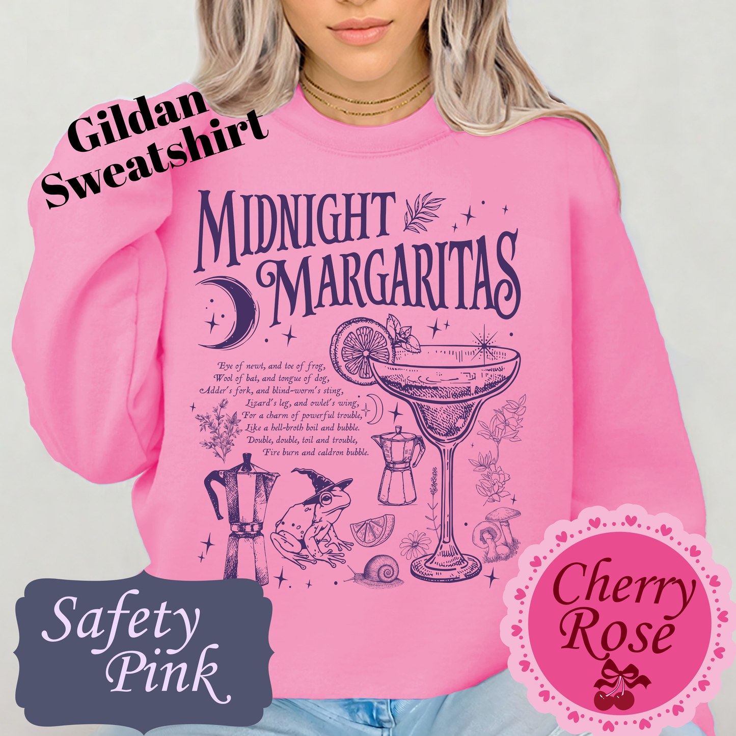 Midnight Margaritas Practical Magic Comfort Color Tee Gildan Sweatshirt