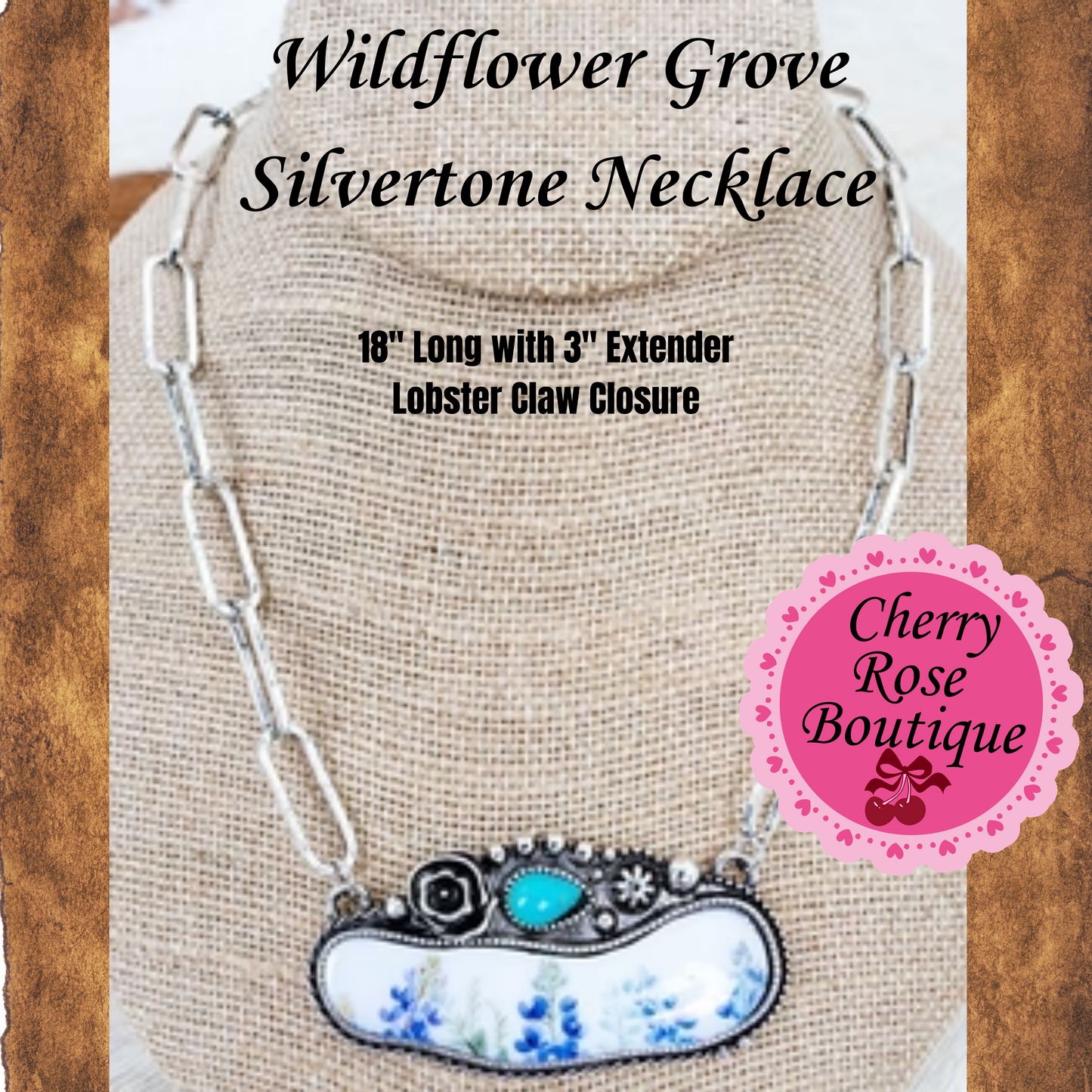 Necklace and Rings, Western Retro Turquoise Style