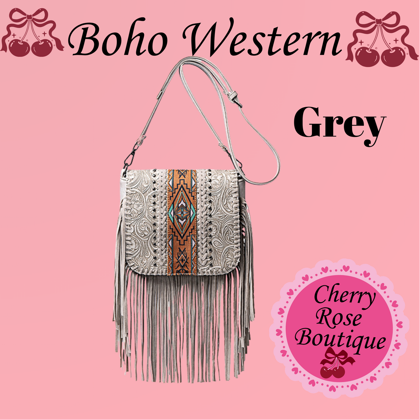 Boho Western Fringe Bag