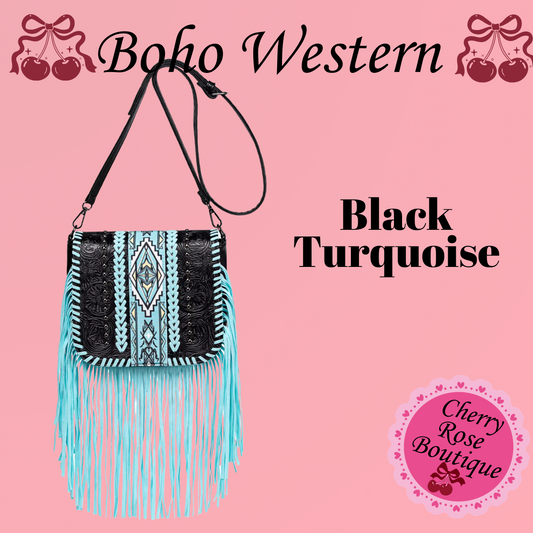 Boho Western Fringe Bag