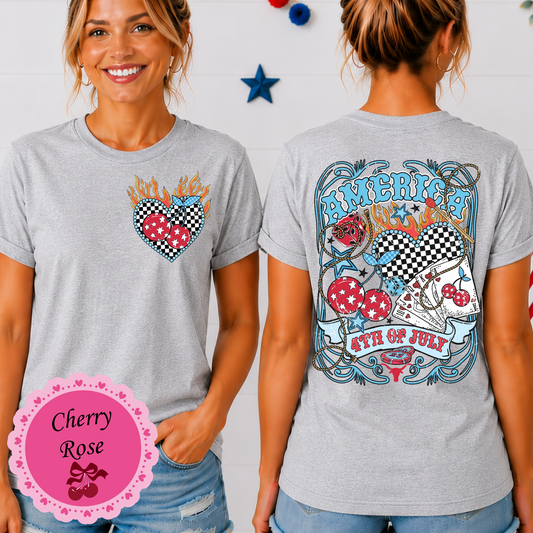 4th of July, Independence Day Tee, Patriotic T-shirt