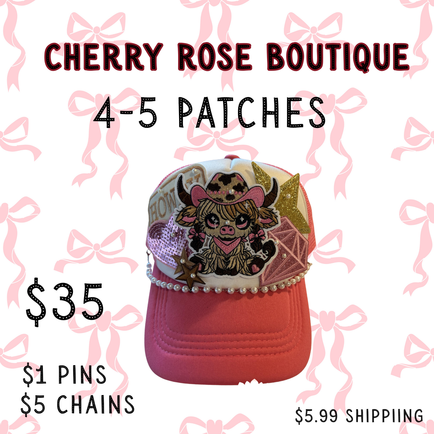 Trucker Hats, Patches & Transfers