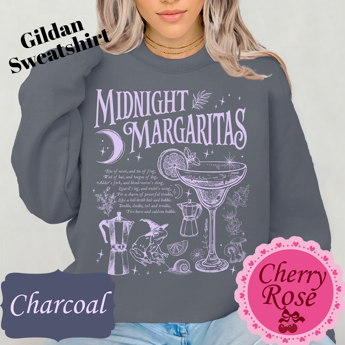 Midnight Margaritas Practical Magic Comfort Color Tee Gildan Sweatshirt