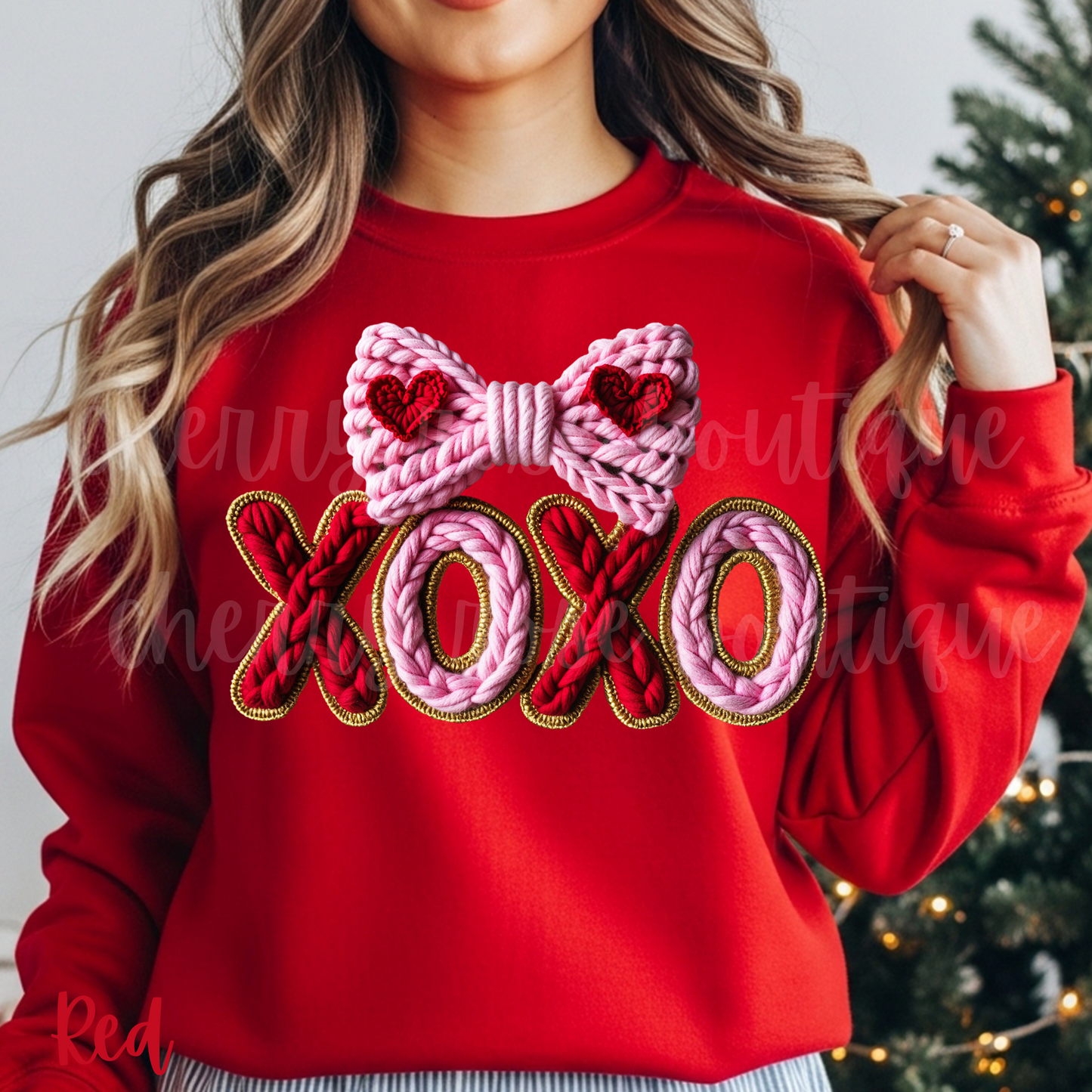 XOXO Hugs and Kisses Valentine's Day Sweatshirt