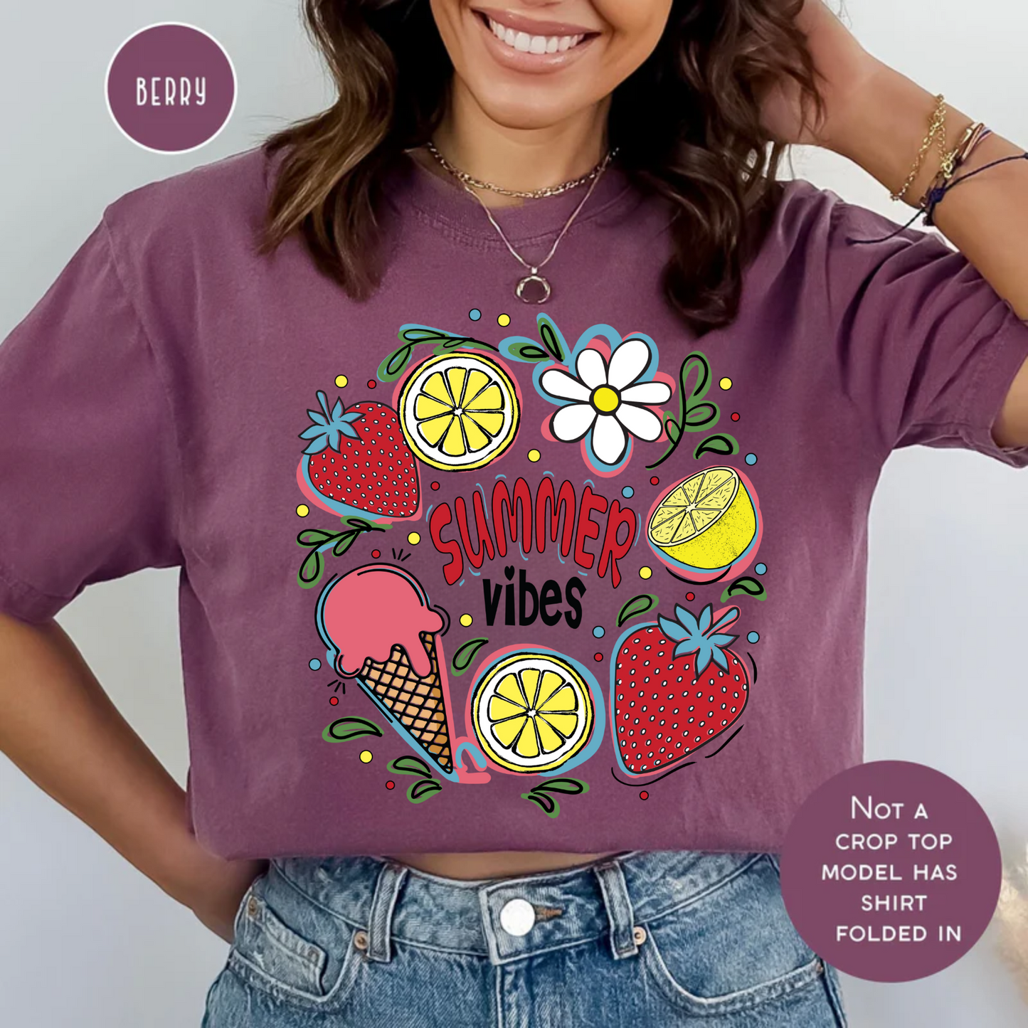 Summer Vibes Shirt, Comfort Color Shirt