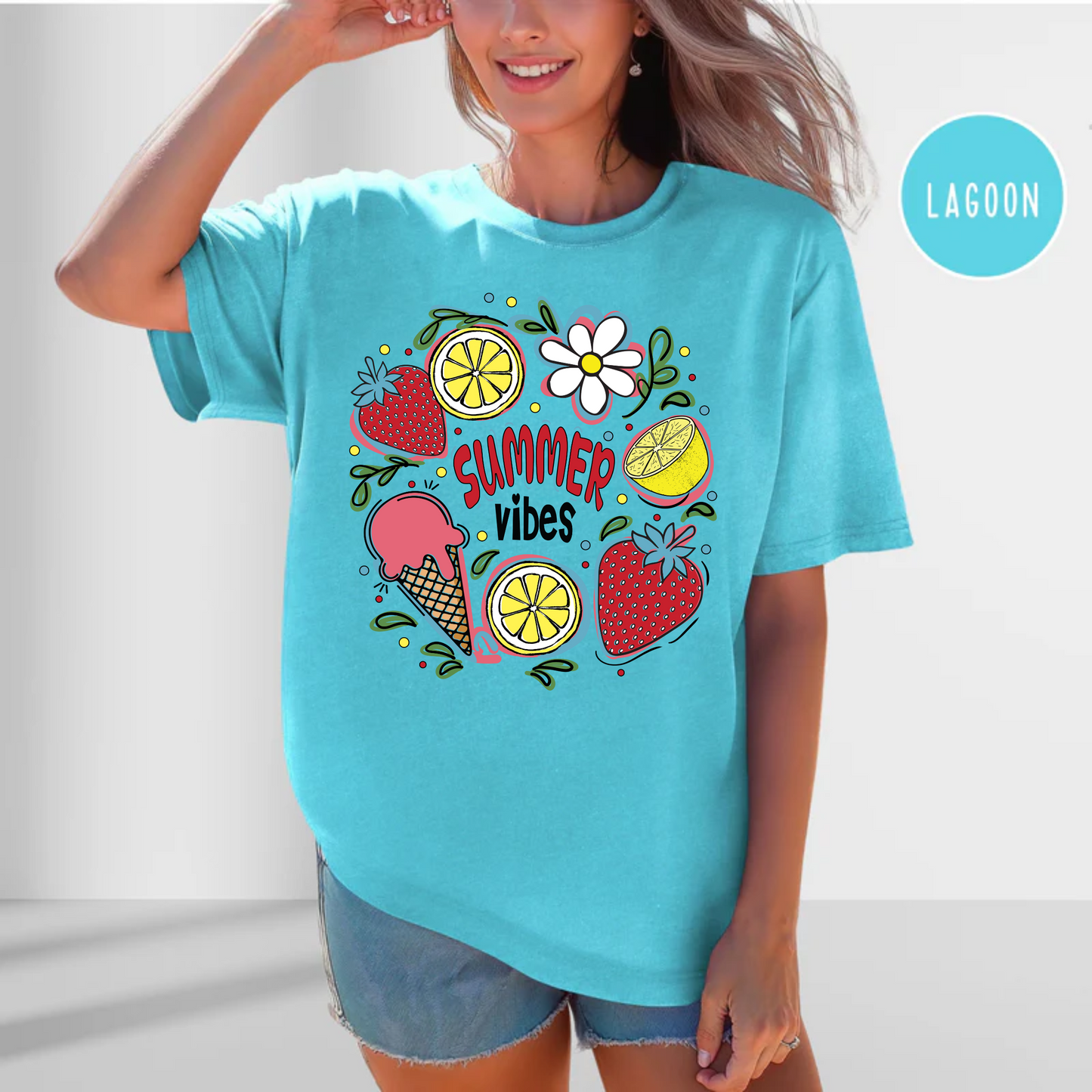Summer Vibes Shirt, Comfort Color Shirt