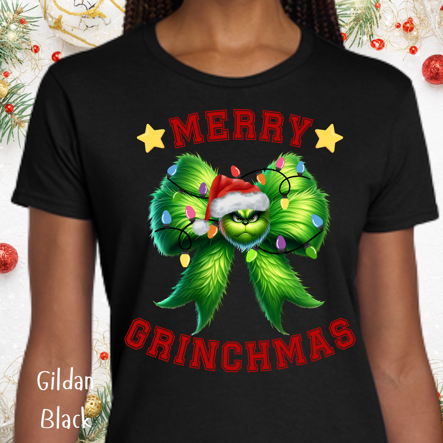 Merry Grinchmas Tshirt- Unisex Gildan Tee
