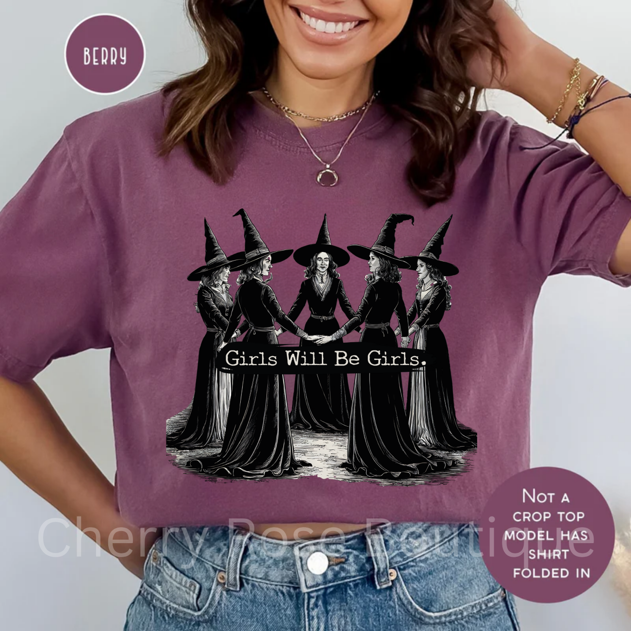 Girls will be Girls, Witches Comfort Color Tee