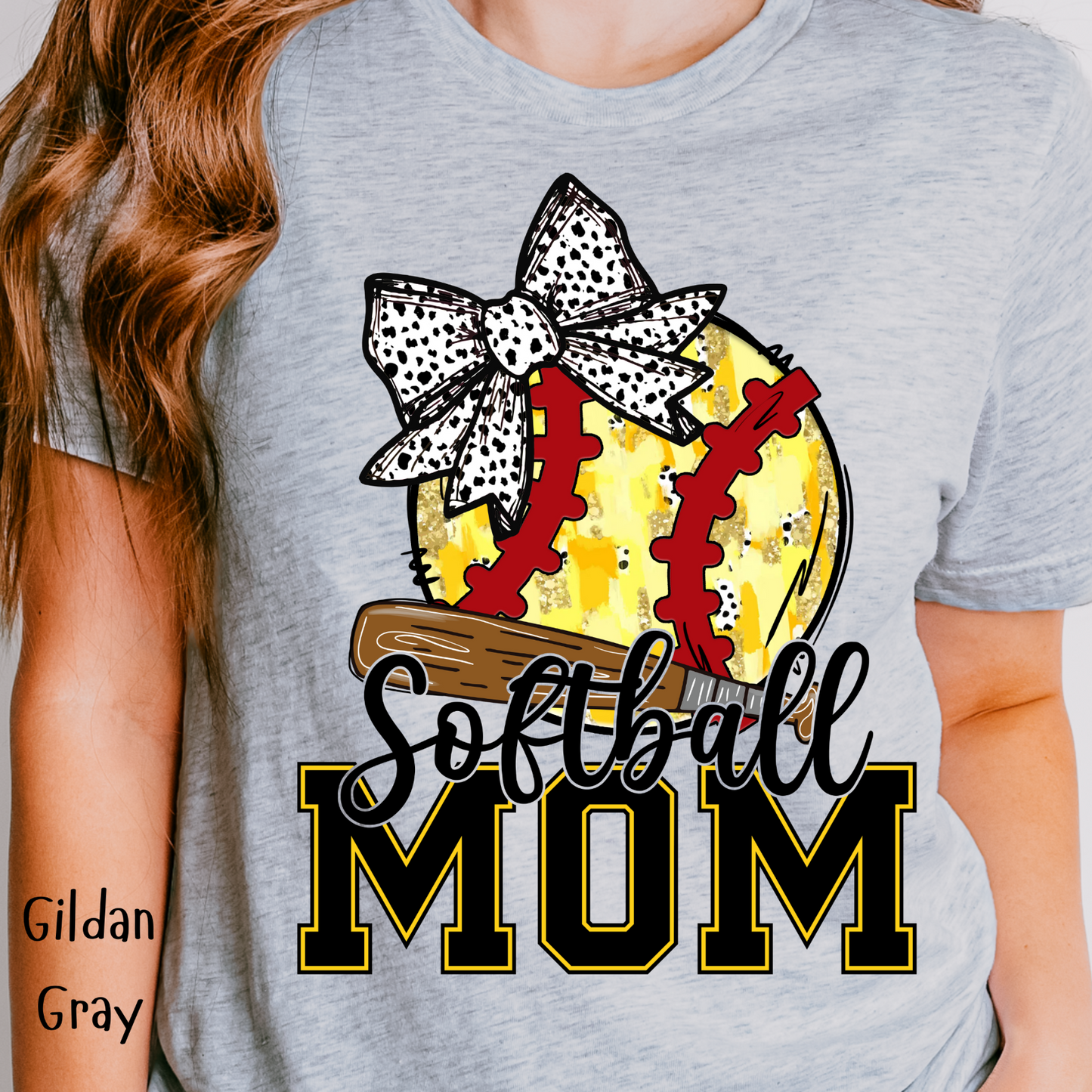 Softball Mom T-shirt, Softball Mom Tee, Gildan Shirt
