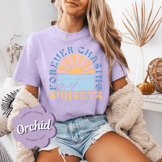 Forever Chasing Sunsets T-Shirt, Forever Chasing Sunsets Tee
