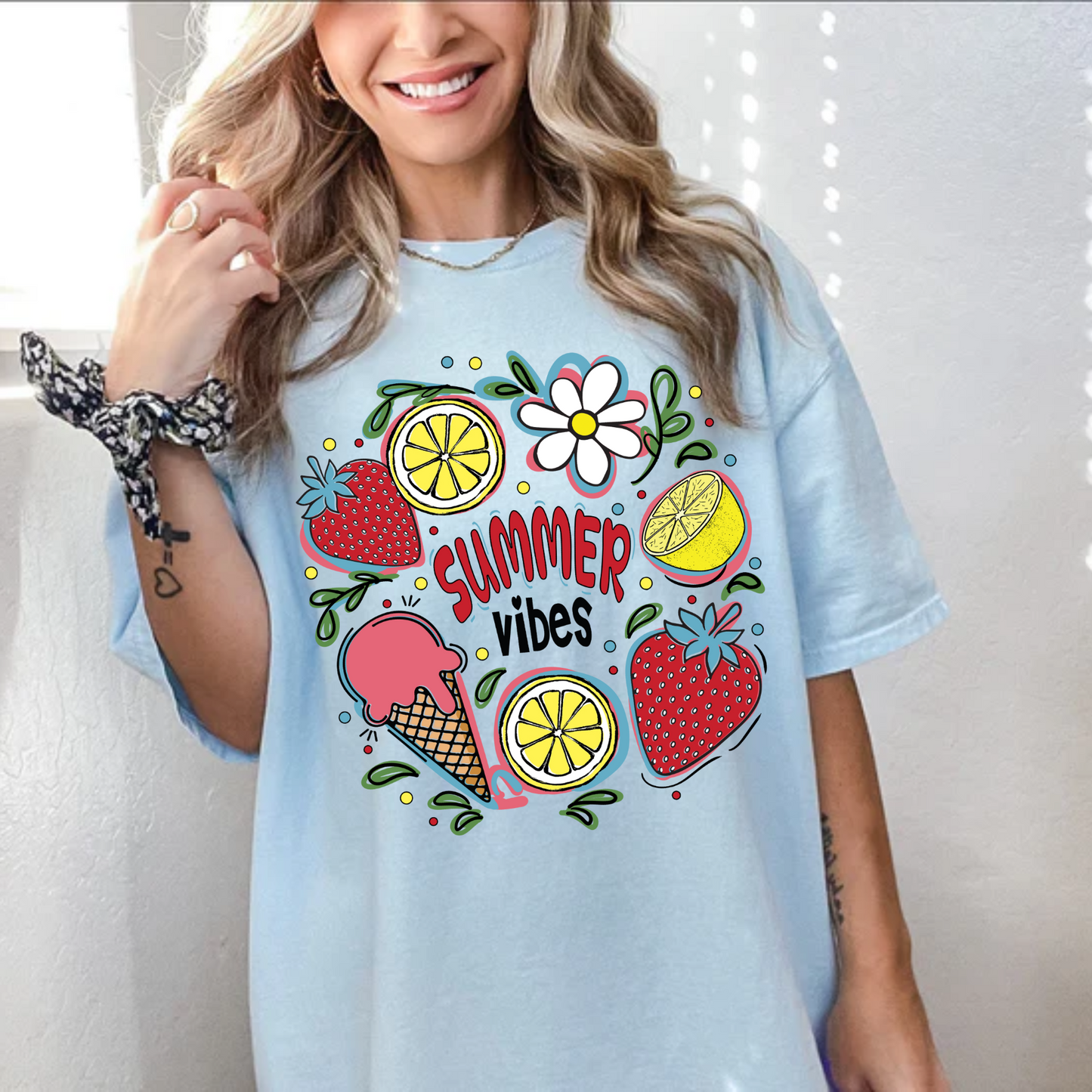 Summer Vibes Shirt, Comfort Color Shirt