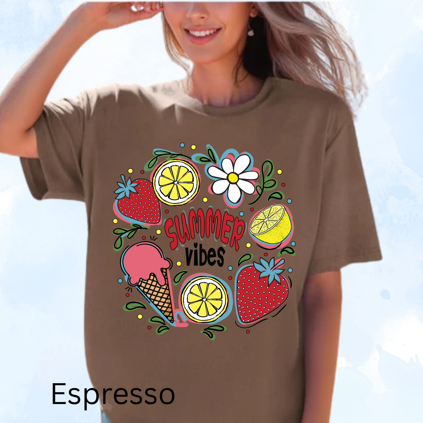 Summer Vibes Shirt, Comfort Color Shirt