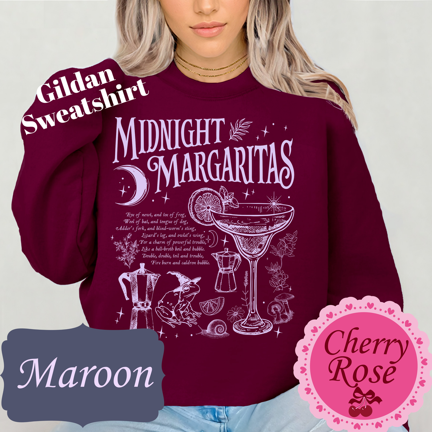Midnight Margaritas Practical Magic Comfort Color Tee Gildan Sweatshirt