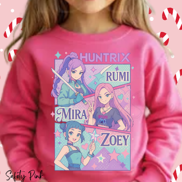 Huntrix K-Pop Sweatshirt-Youth Size