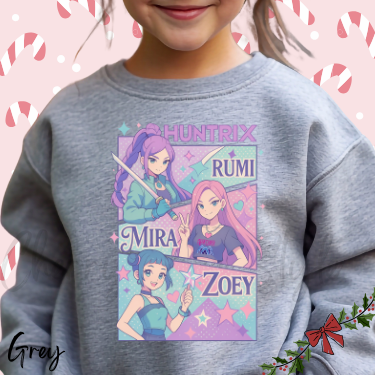 Huntrix K-Pop Sweatshirt-Youth Size