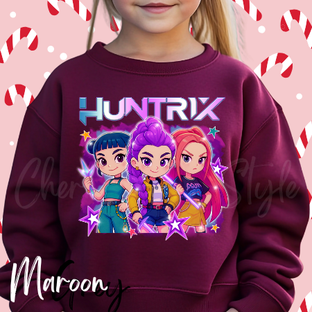 Huntrix K-Pop Sweatshirt-Youth Size