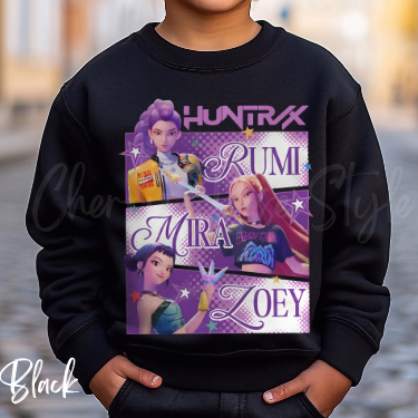 Huntrix K-Pop Sweatshirt-Youth Size
