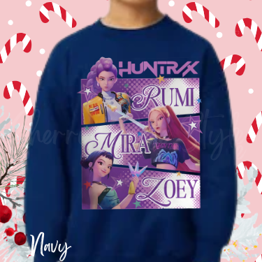 Huntrix K-Pop Sweatshirt-Youth Size