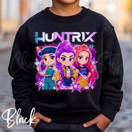 Huntrix K-Pop Sweatshirt-Youth Size