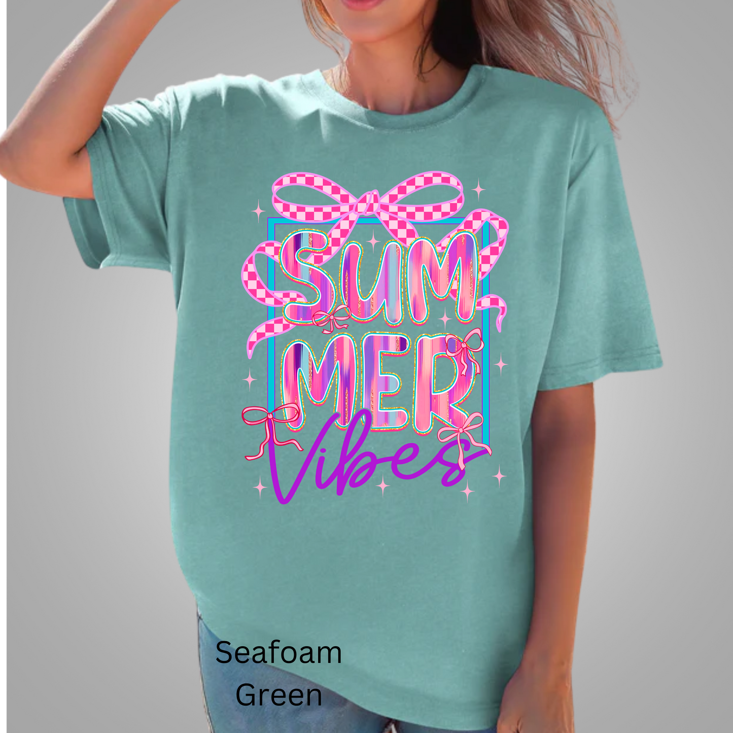 Summer Vibes T-Shirt, Summer Coquette Shirt, Comfort Color Tee's