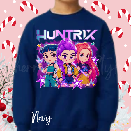 Huntrix K-Pop Sweatshirt-Youth Size