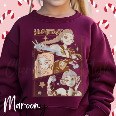 Huntrix K-Pop Sweatshirt-Youth Size