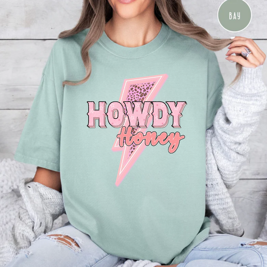 Howdy Honey T-Shirt, Country Shirt, Comfort Color Tee