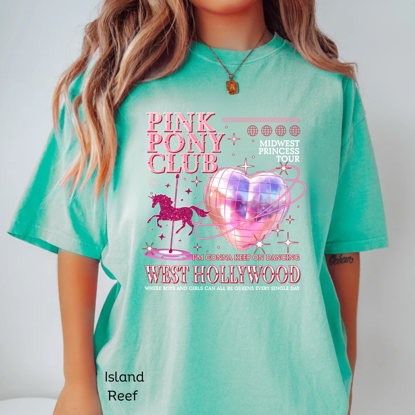 Pink Pony Club, Fan Shirt, Comfort Color Shirt