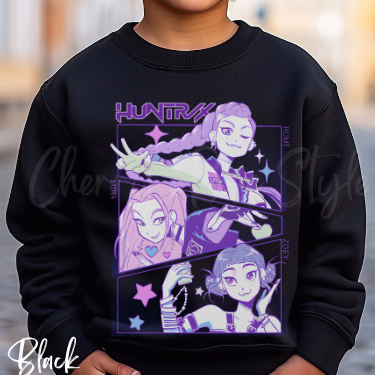 Huntrix K-Pop Sweatshirt-Youth Size