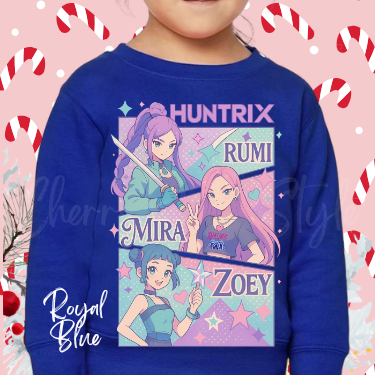 Huntrix K-Pop Sweatshirt-Youth Size