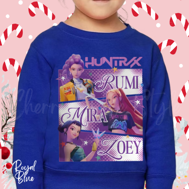 Huntrix K-Pop Sweatshirt-Youth Size