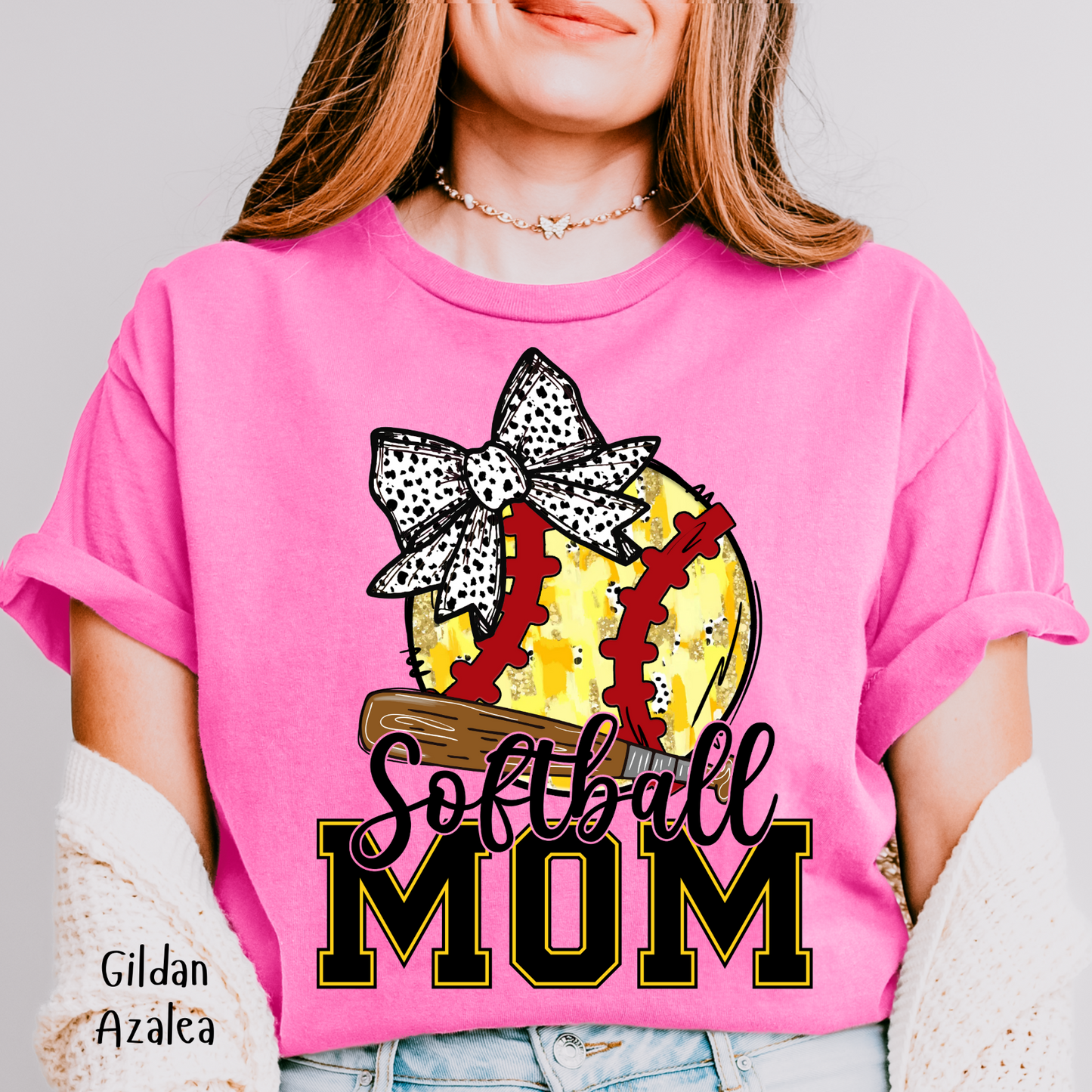 Softball Mom T-shirt, Softball Mom Tee, Gildan Shirt