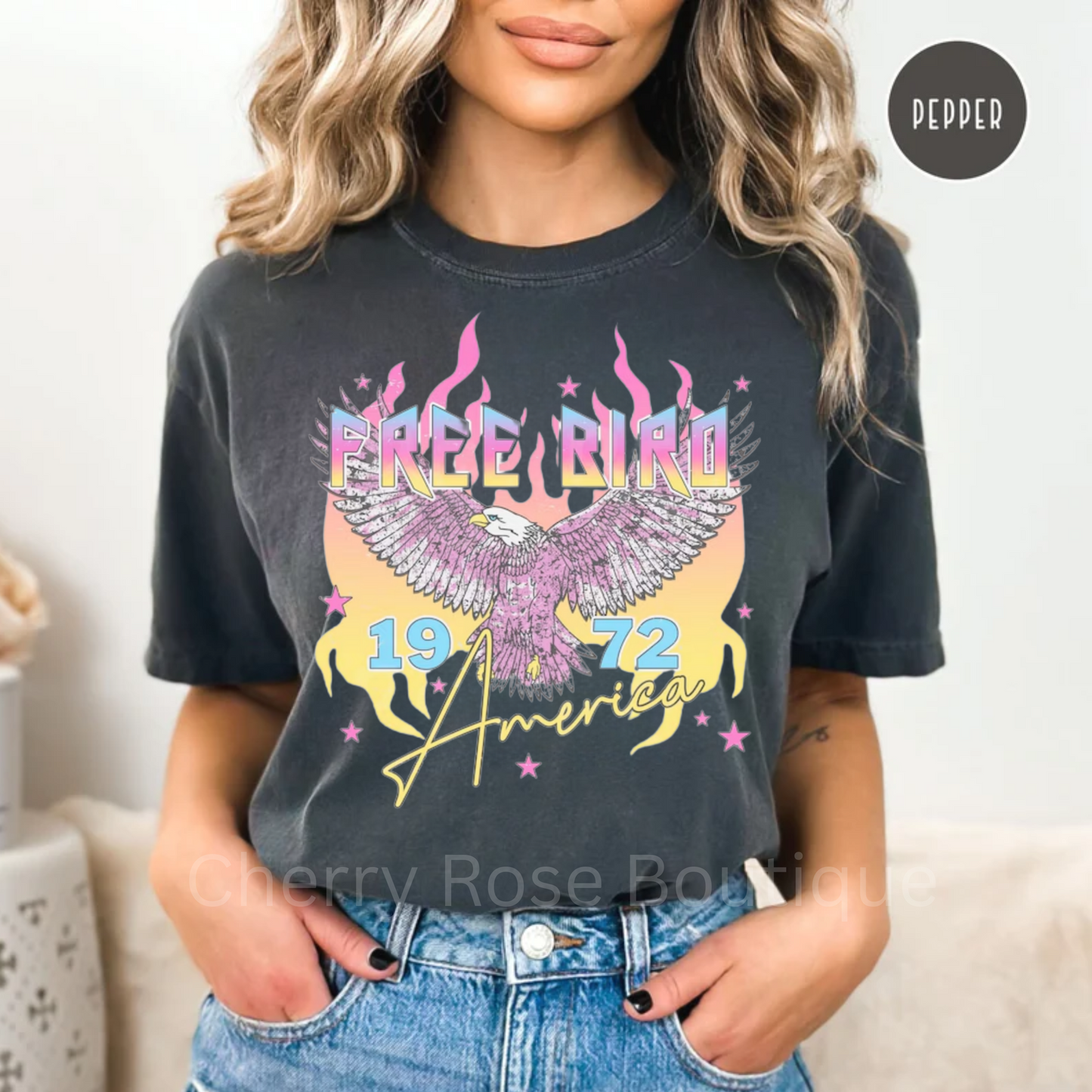 Free Bird Music Shirt, Comfort Color Tee