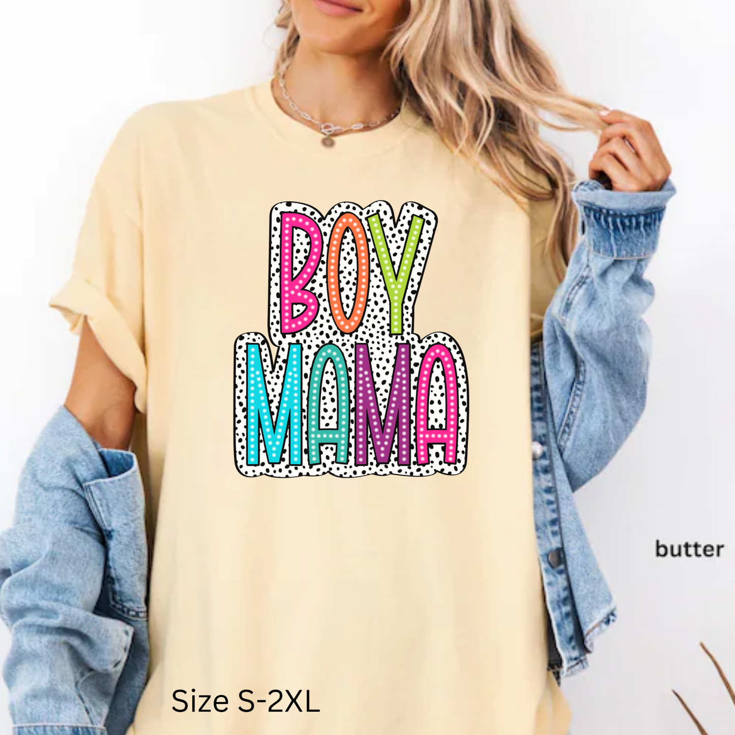 Boy Mama T-Shirt, Boy Mom Shirt, Comfort Color Tee