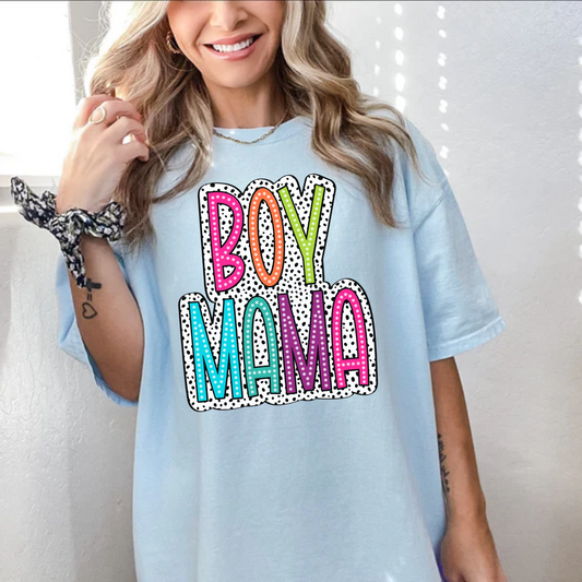 Boy Mama T-Shirt, Boy Mom Shirt, Comfort Color Tee