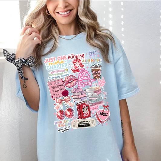 Book Lover T-Shirt, Book Lover Shirt, Comfort Color Tee