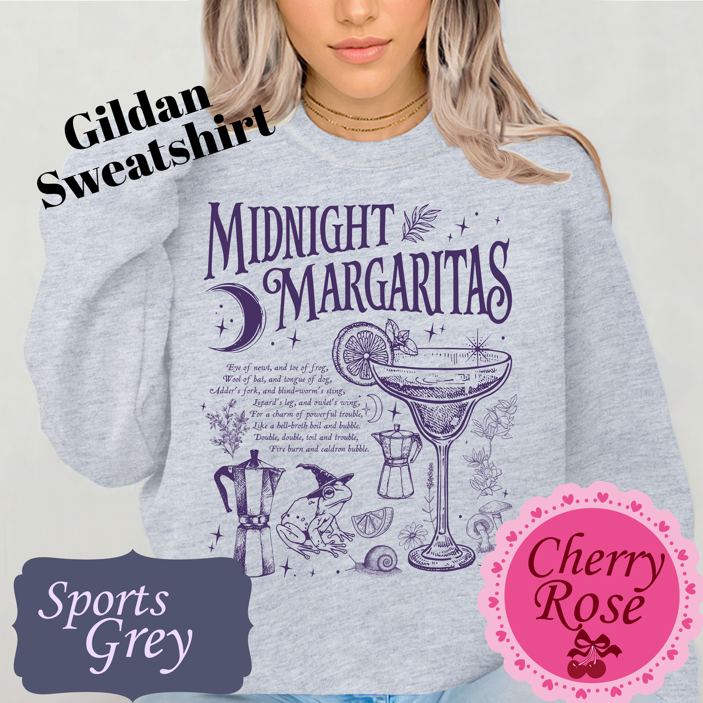 Midnight Margaritas Practical Magic Comfort Color Tee Gildan Sweatshirt