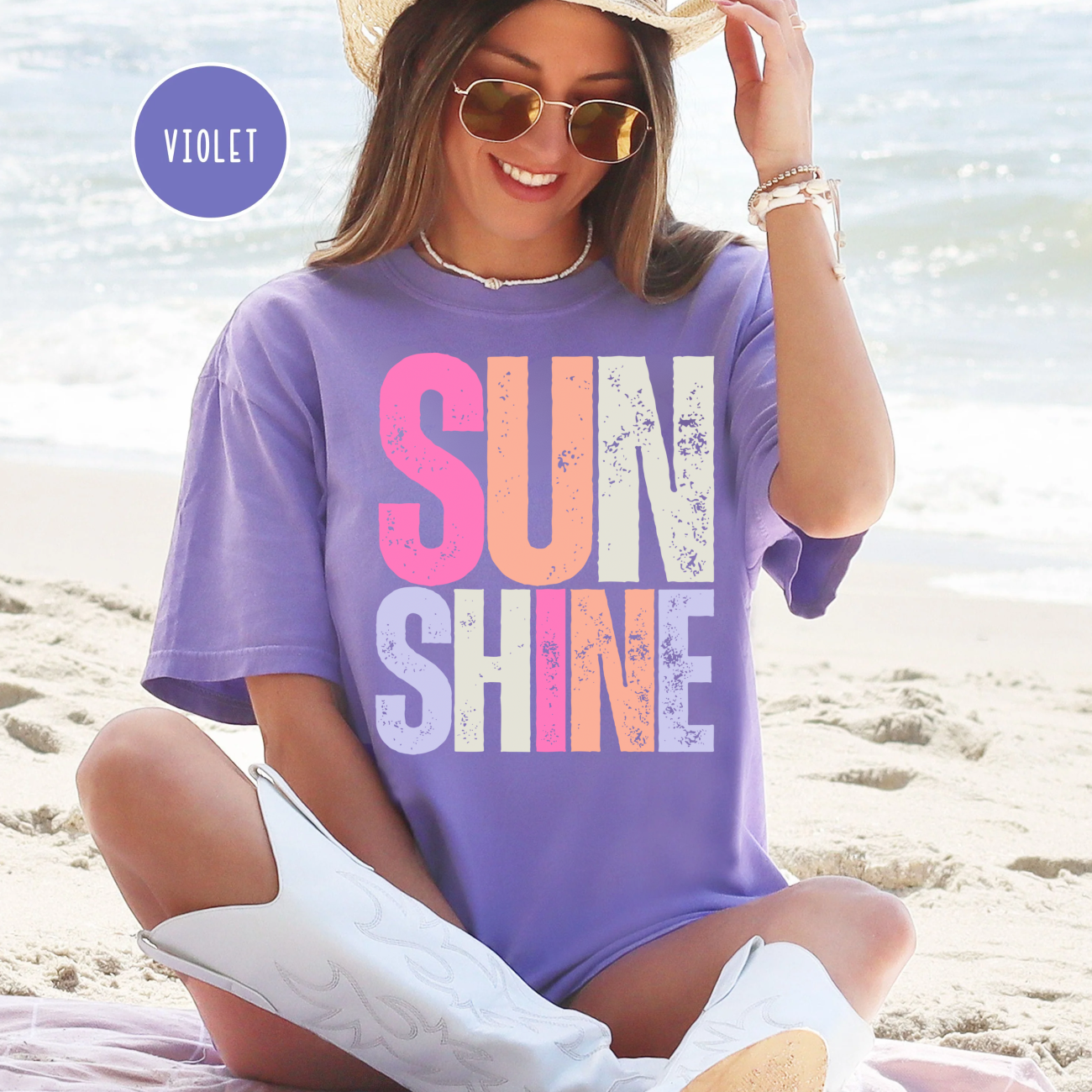 Sunshine Shirt, Summer, Beach, Vacation, Comfort Color Shirt